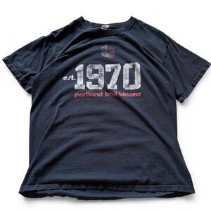 Vintage 90s Jerzeez Portland Trail Blazers black shirt